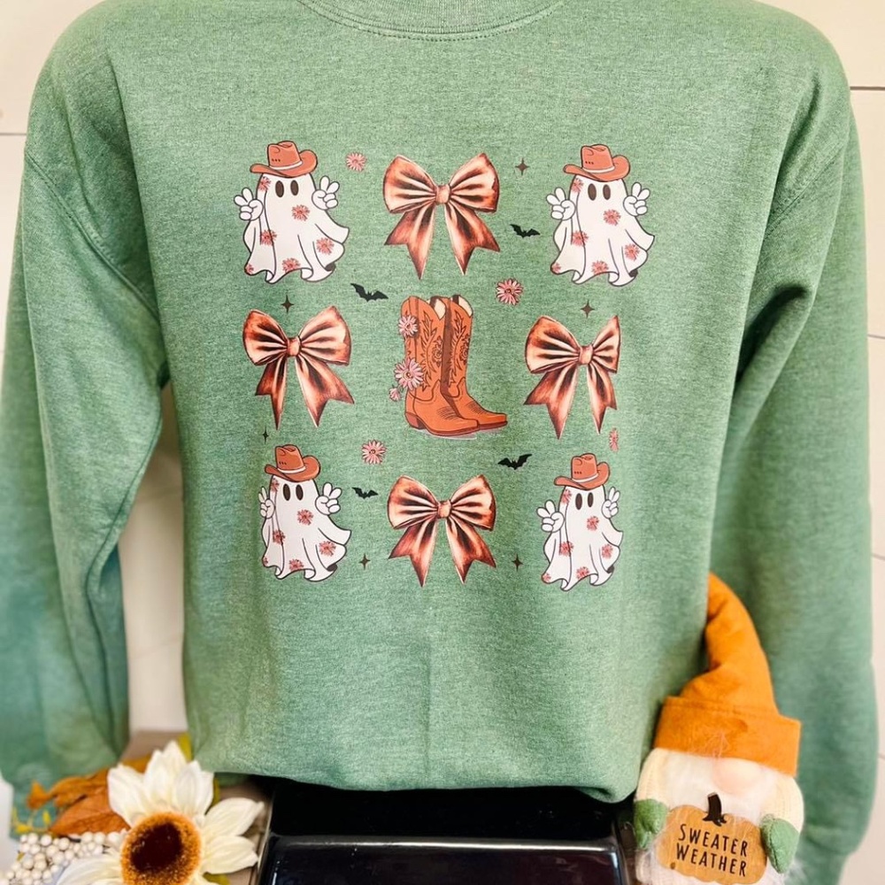 Ghost cowboy sweatshirt